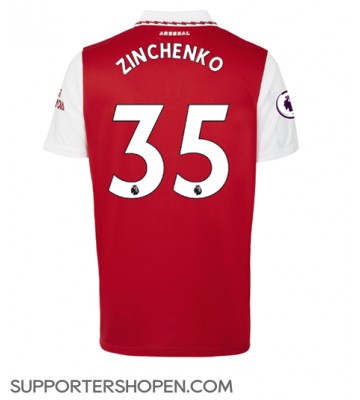Arsenal Oleksandr Zinchenko #35 Hemma Matchtröja 2022-23 Kortärmad